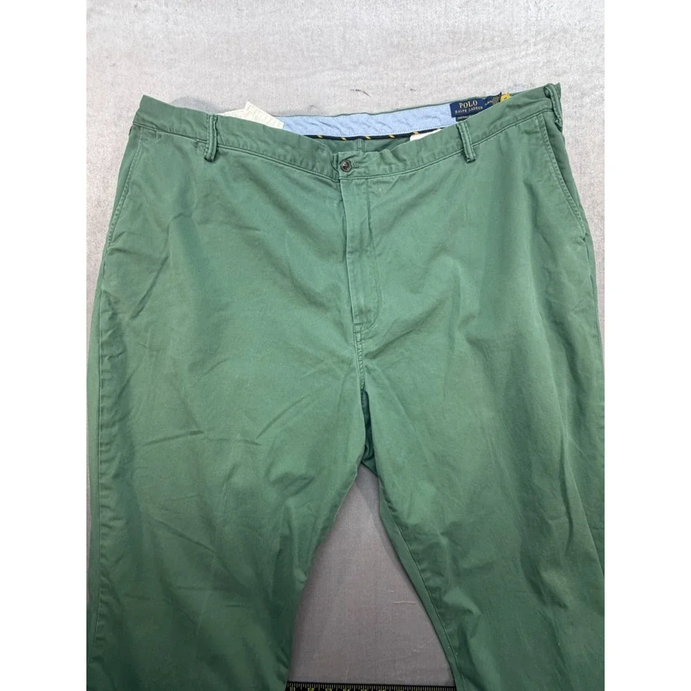 Lot of 2 Polo Ralph Lauren Stretch Classic Fit Dress Pants 52 X 32 BIG Red Green